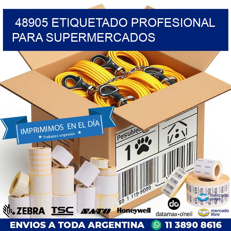 48905 ETIQUETADO PROFESIONAL PARA SUPERMERCADOS