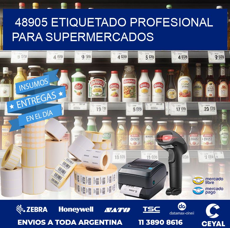 48905 ETIQUETADO PROFESIONAL PARA SUPERMERCADOS