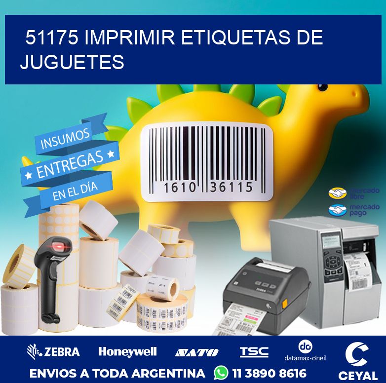 51175 IMPRIMIR ETIQUETAS DE JUGUETES