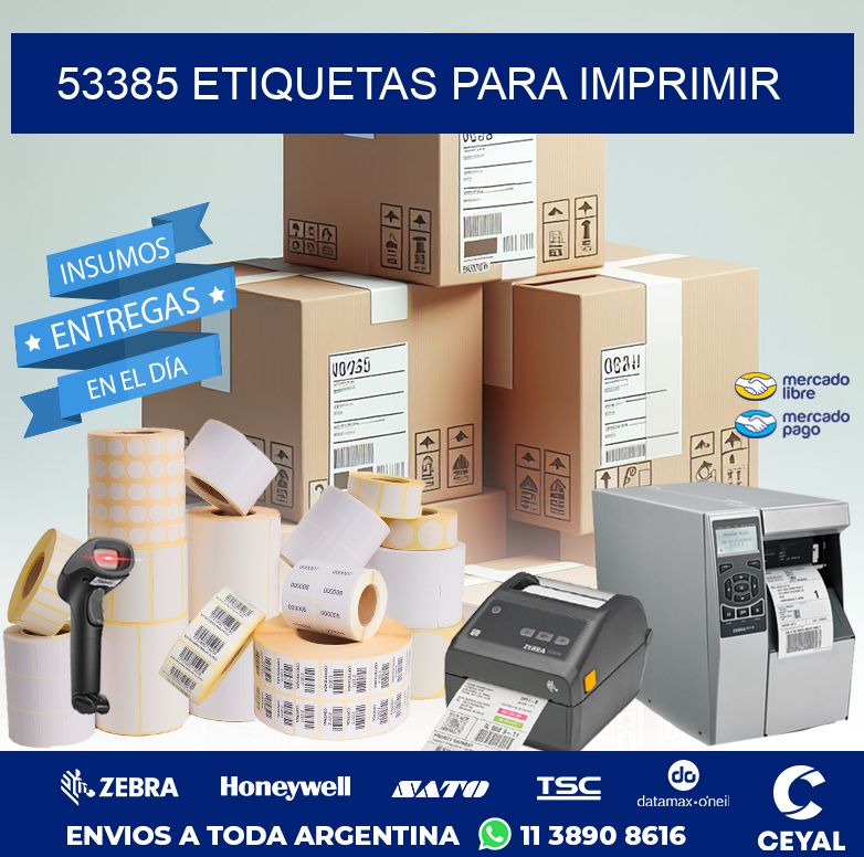 53385 ETIQUETAS PARA IMPRIMIR