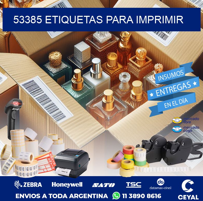 53385 ETIQUETAS PARA IMPRIMIR