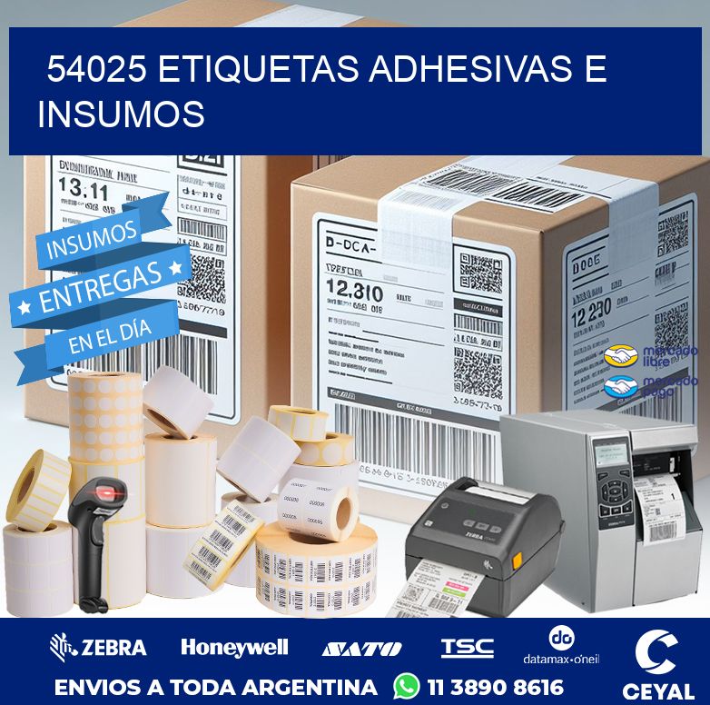 54025 ETIQUETAS ADHESIVAS E INSUMOS