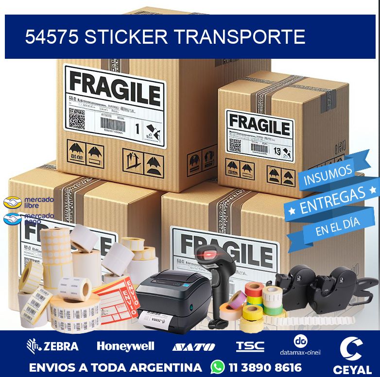 54575 STICKER TRANSPORTE