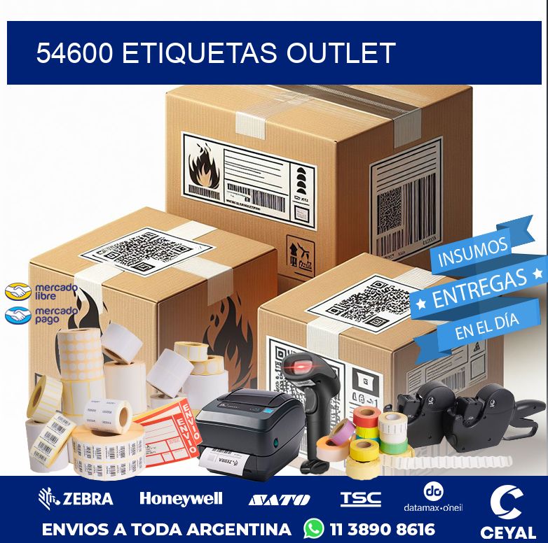 54600 ETIQUETAS OUTLET