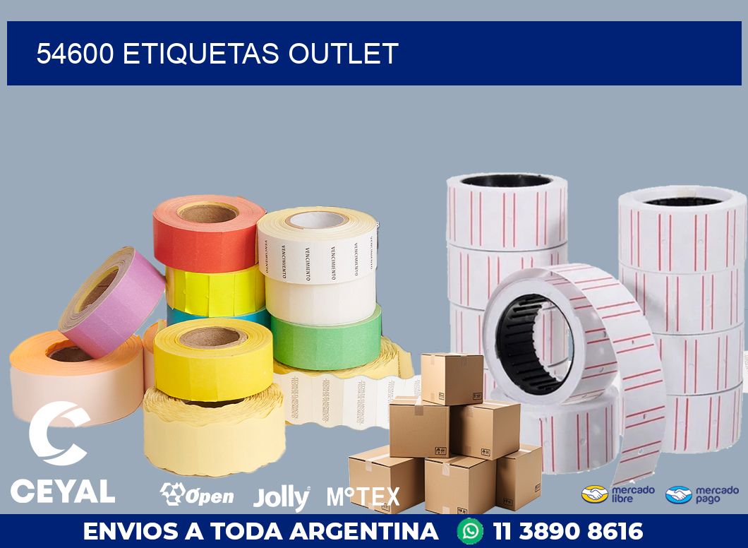 54600 ETIQUETAS OUTLET