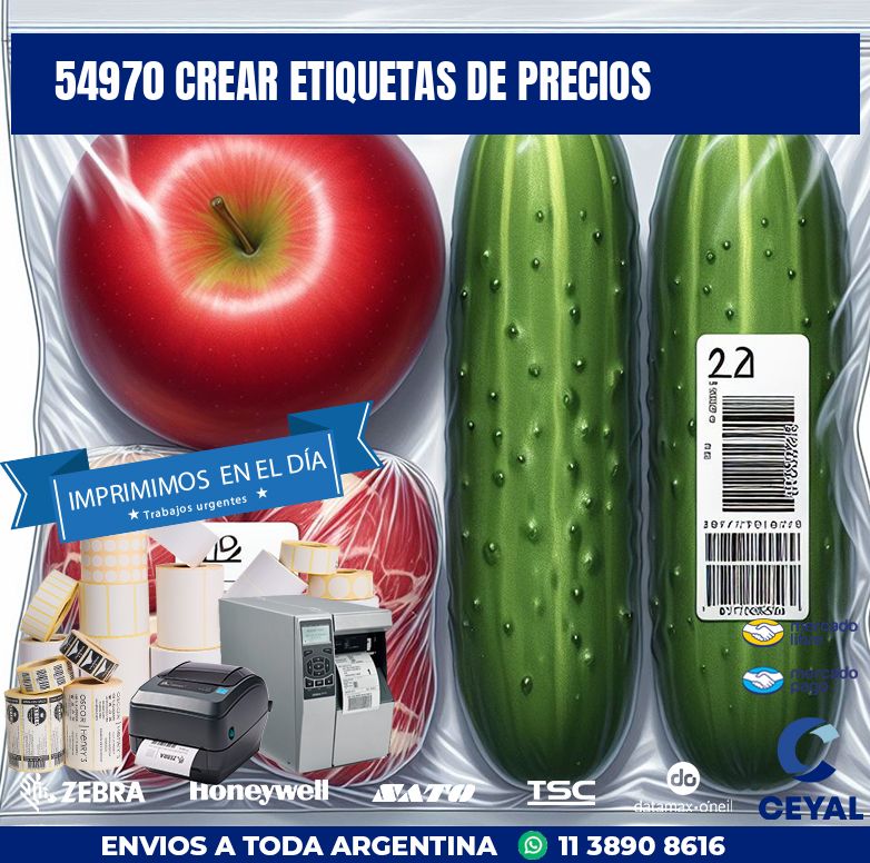 54970 CREAR ETIQUETAS DE PRECIOS