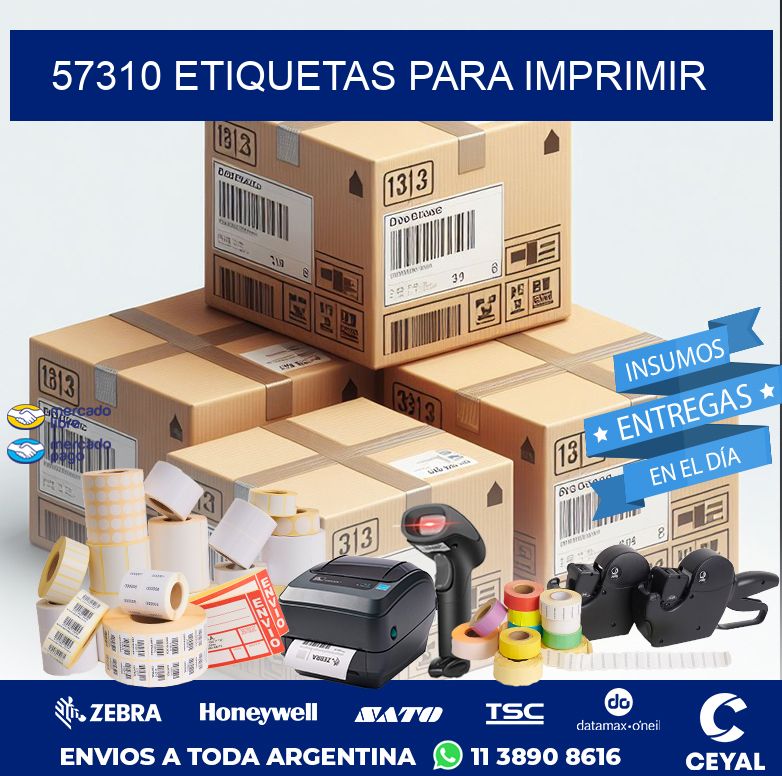 57310 ETIQUETAS PARA IMPRIMIR