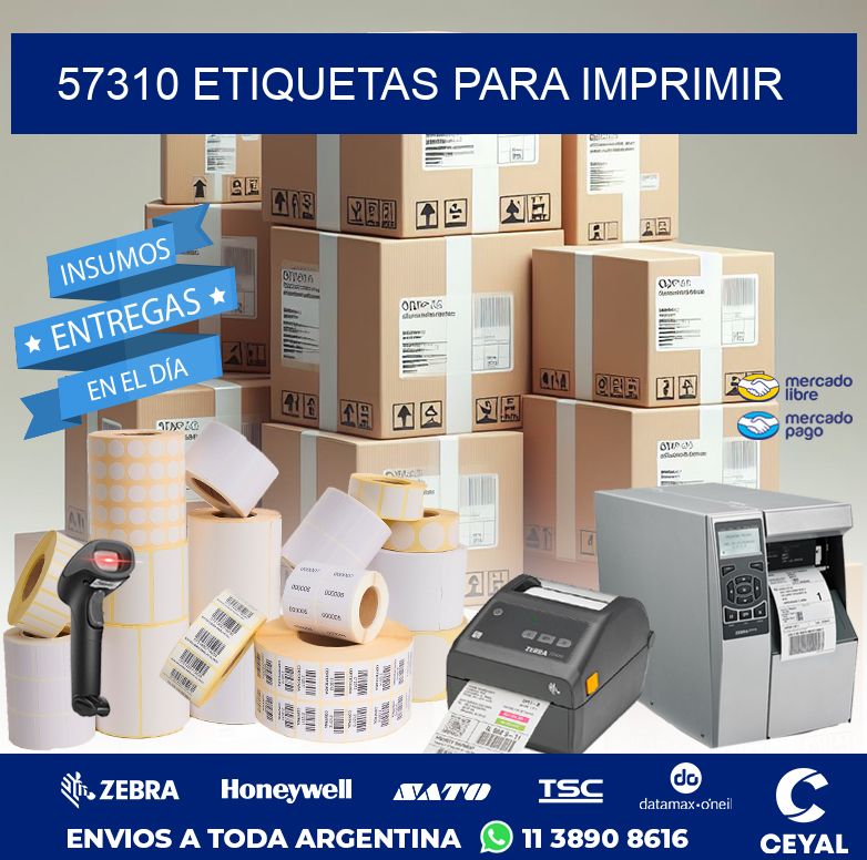 57310 ETIQUETAS PARA IMPRIMIR