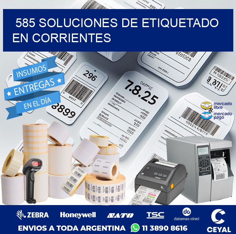 585 SOLUCIONES DE ETIQUETADO EN CORRIENTES
