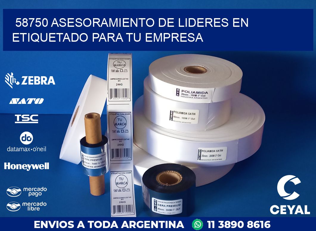 58750 ASESORAMIENTO DE LIDERES EN ETIQUETADO PARA TU EMPRESA