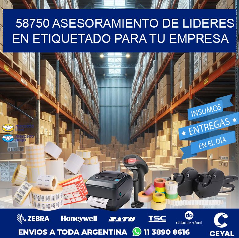 58750 ASESORAMIENTO DE LIDERES EN ETIQUETADO PARA TU EMPRESA