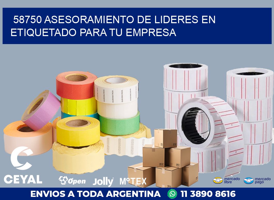 58750 ASESORAMIENTO DE LIDERES EN ETIQUETADO PARA TU EMPRESA