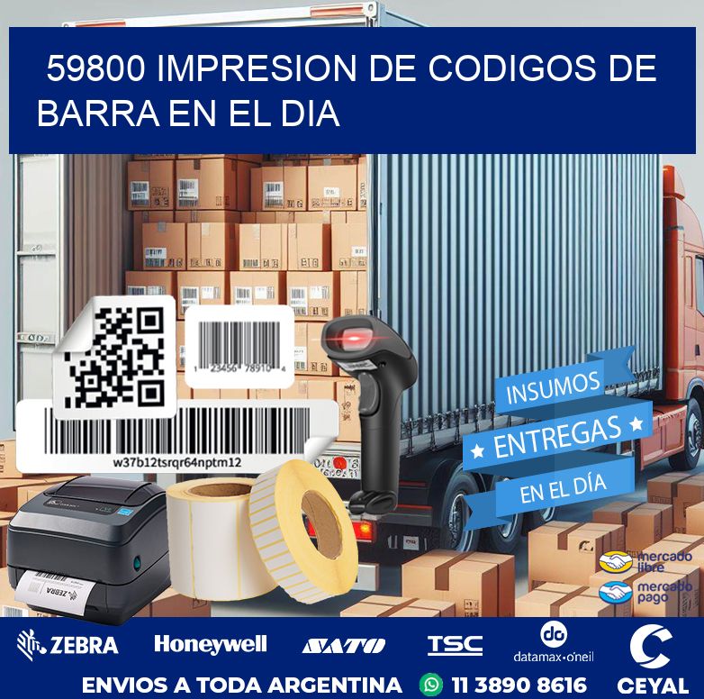 59800 IMPRESION DE CODIGOS DE BARRA EN EL DIA