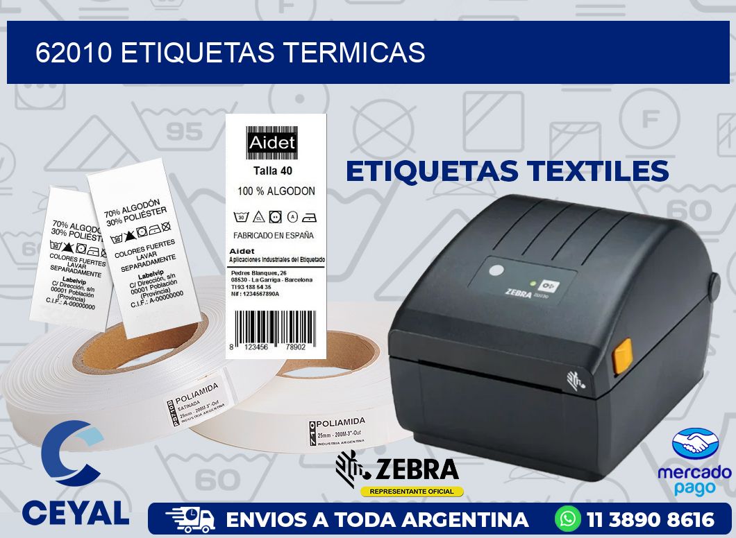 62010 ETIQUETAS TERMICAS