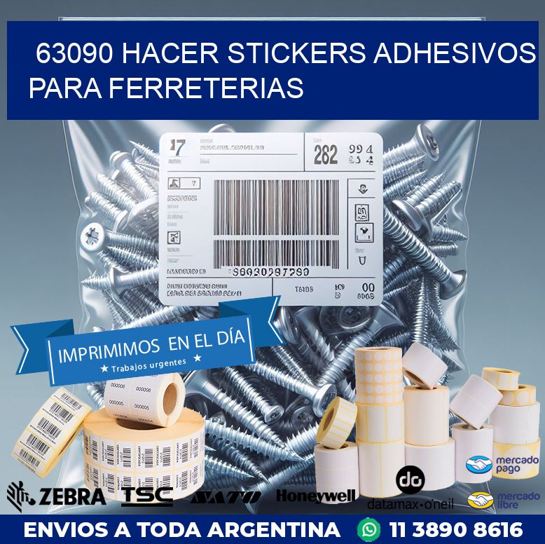 63090 HACER STICKERS ADHESIVOS PARA FERRETERIAS