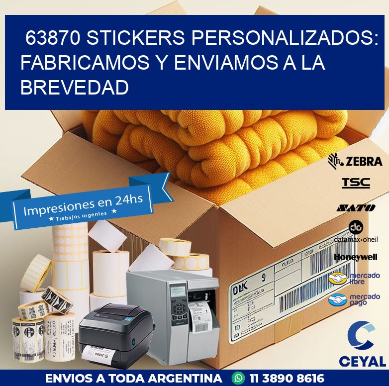 63870 STICKERS PERSONALIZADOS: FABRICAMOS Y ENVIAMOS A LA BREVEDAD