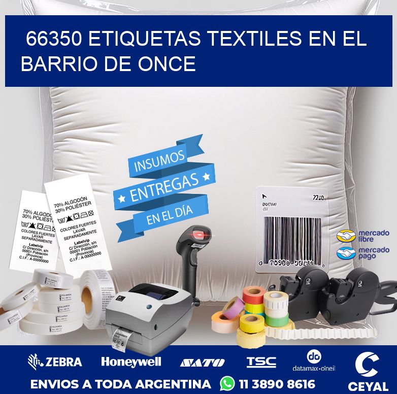 66350 ETIQUETAS TEXTILES EN EL BARRIO DE ONCE