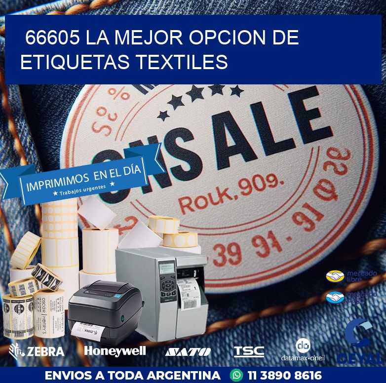 66605 LA MEJOR OPCION DE ETIQUETAS TEXTILES