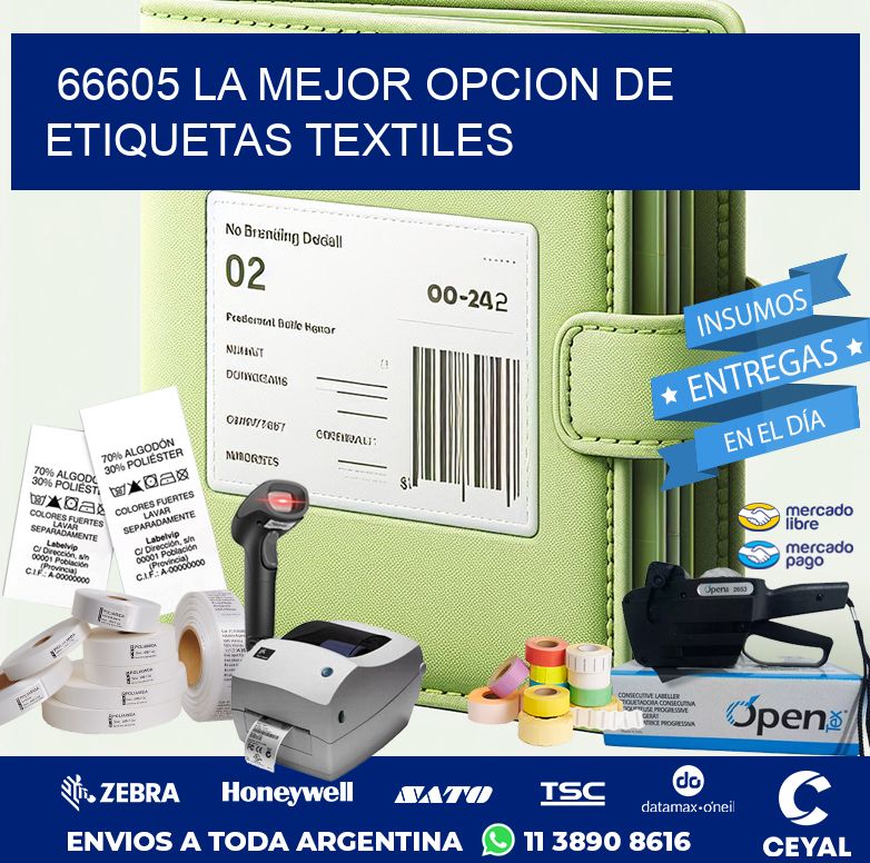 66605 LA MEJOR OPCION DE ETIQUETAS TEXTILES