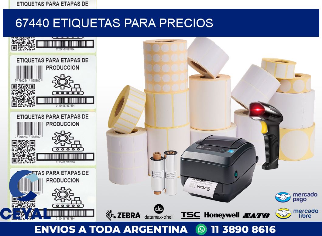 67440 ETIQUETAS PARA PRECIOS