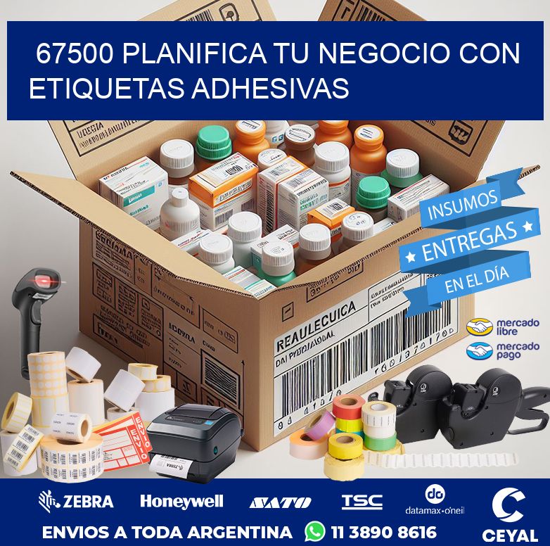 67500 PLANIFICA TU NEGOCIO CON ETIQUETAS ADHESIVAS