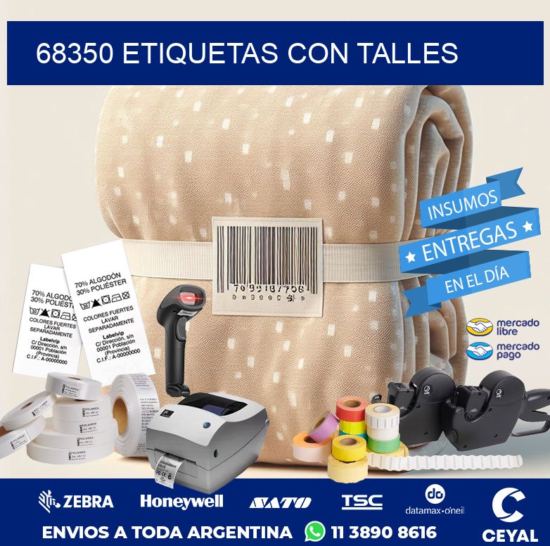 68350 ETIQUETAS CON TALLES