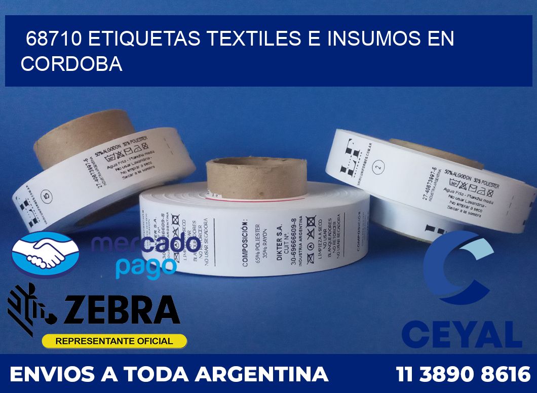 68710 ETIQUETAS TEXTILES E INSUMOS EN CORDOBA