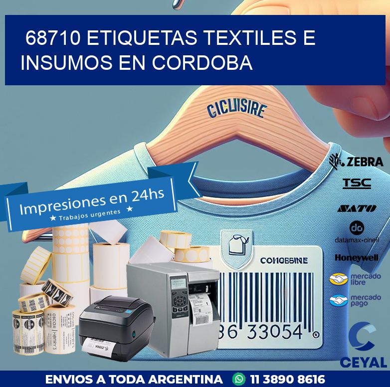 68710 ETIQUETAS TEXTILES E INSUMOS EN CORDOBA