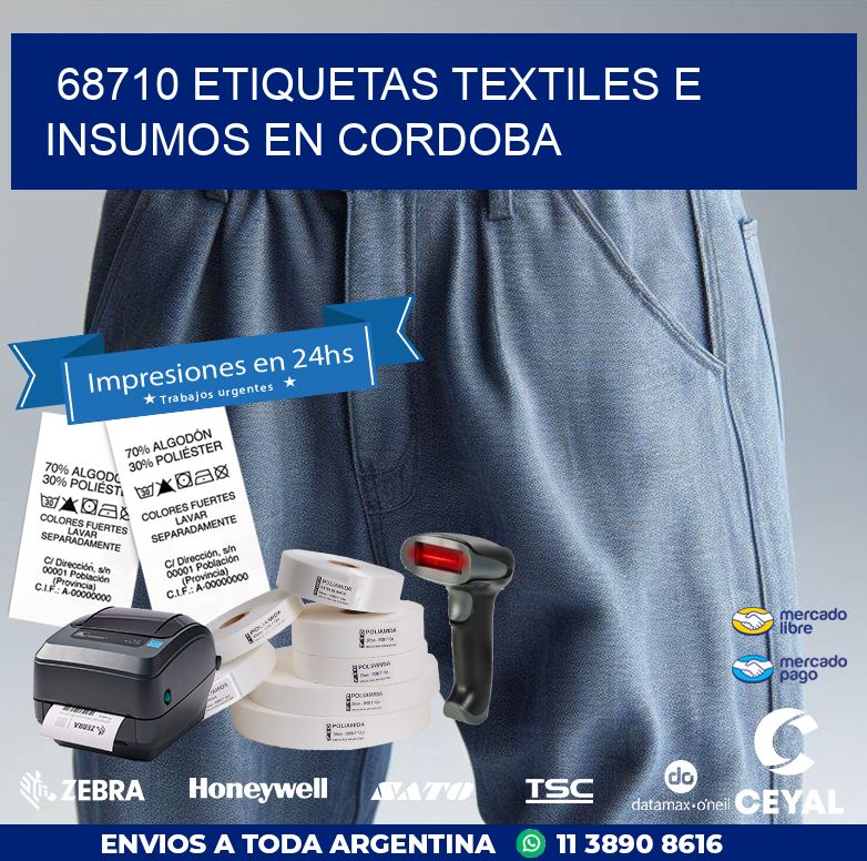 68710 ETIQUETAS TEXTILES E INSUMOS EN CORDOBA