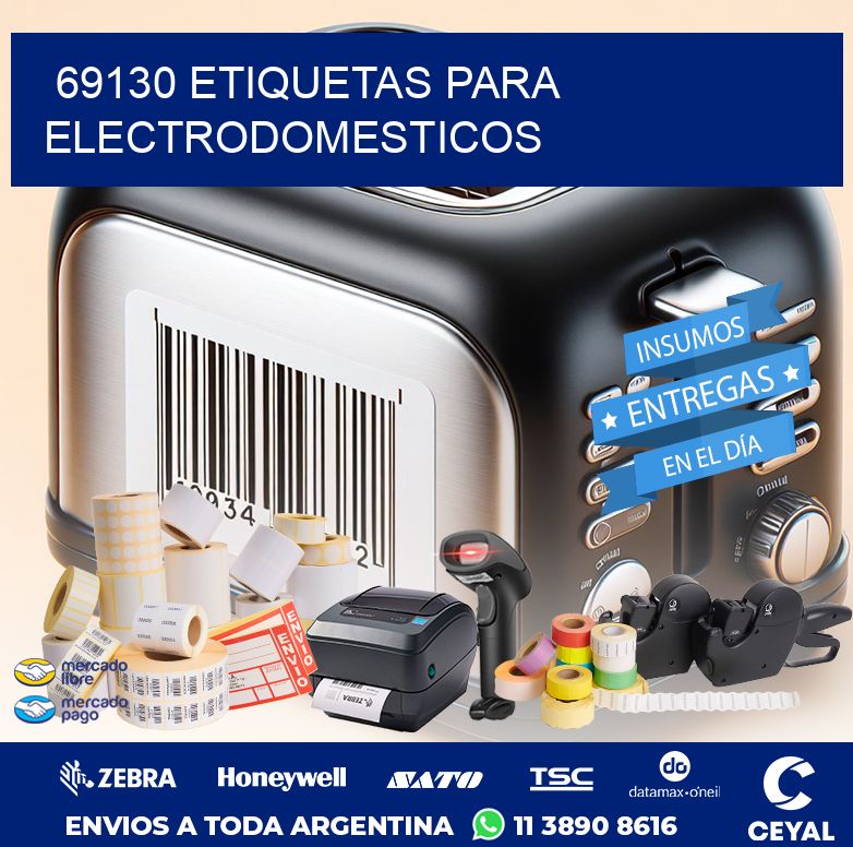 69130 ETIQUETAS PARA ELECTRODOMESTICOS