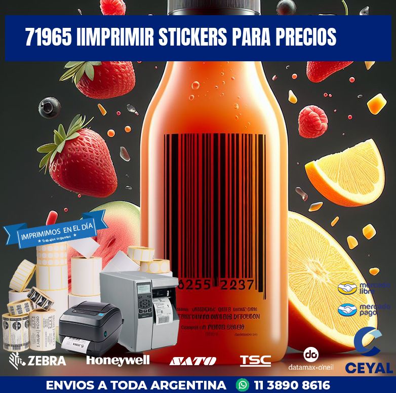 71965 IIMPRIMIR STICKERS PARA PRECIOS