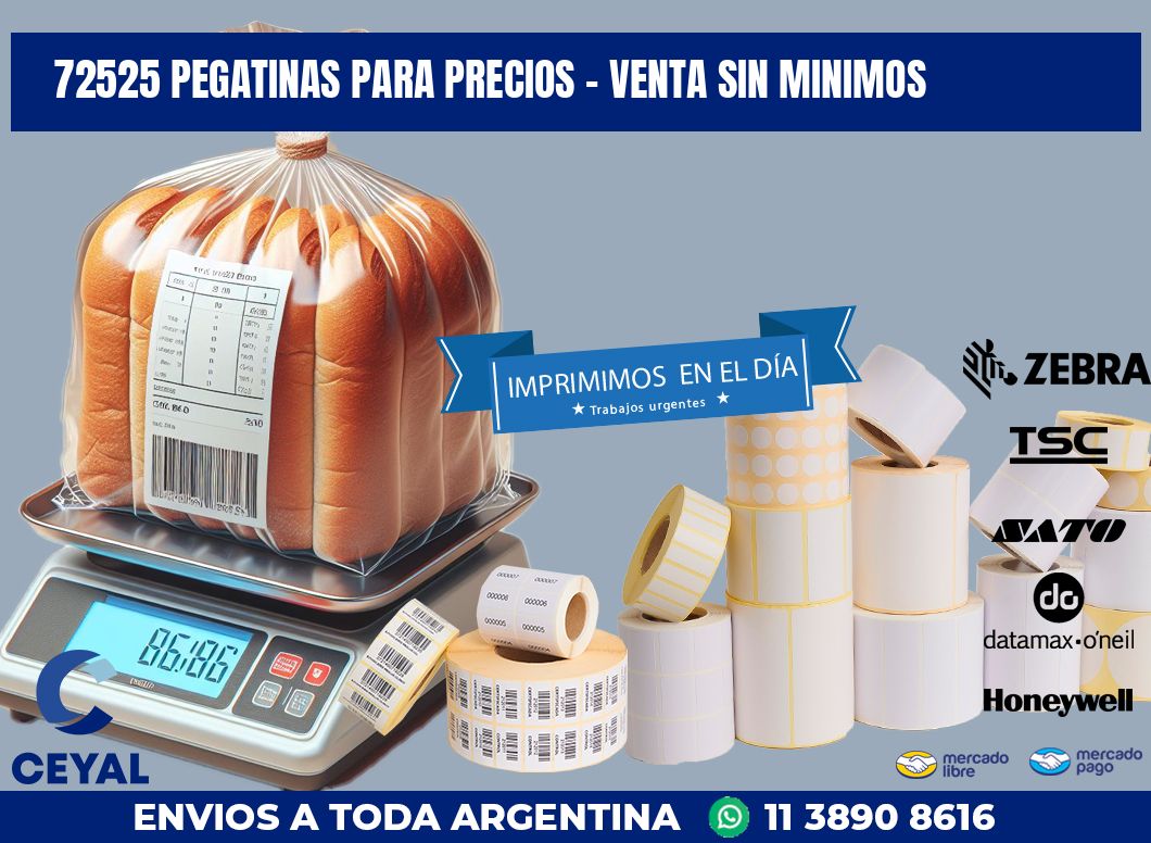 72525 PEGATINAS PARA PRECIOS - VENTA SIN MINIMOS