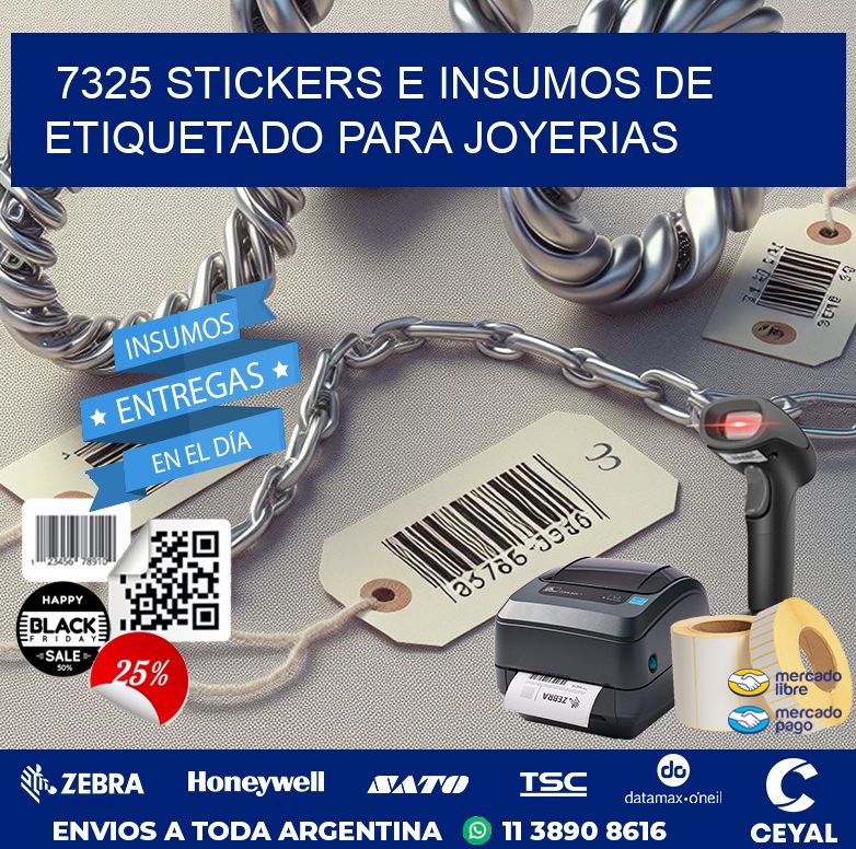 7325 STICKERS E INSUMOS DE ETIQUETADO PARA JOYERIAS