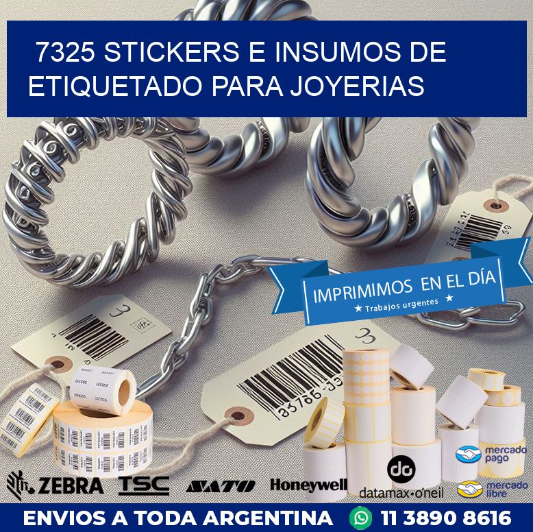 7325 STICKERS E INSUMOS DE ETIQUETADO PARA JOYERIAS