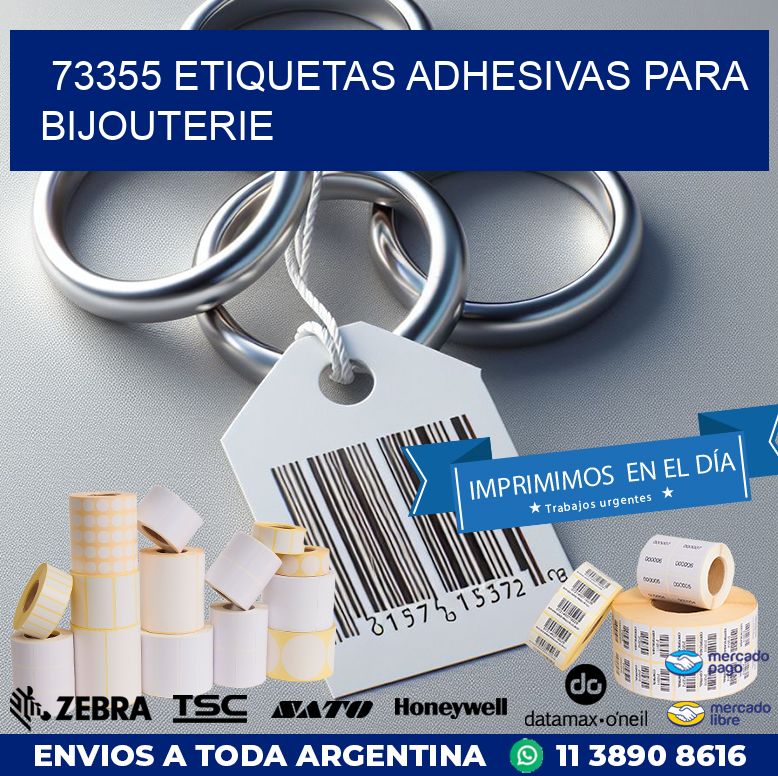 73355 ETIQUETAS ADHESIVAS PARA BIJOUTERIE