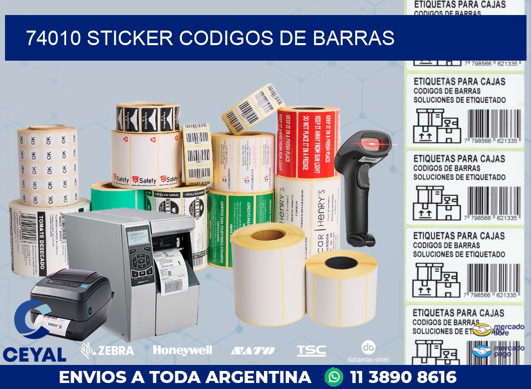 74010 STICKER CODIGOS DE BARRAS