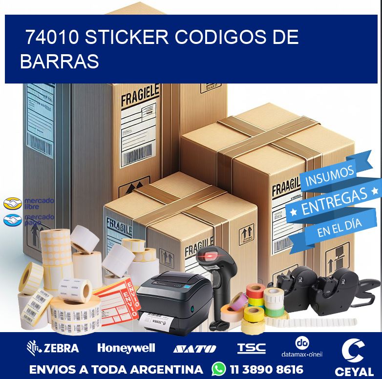 74010 STICKER CODIGOS DE BARRAS