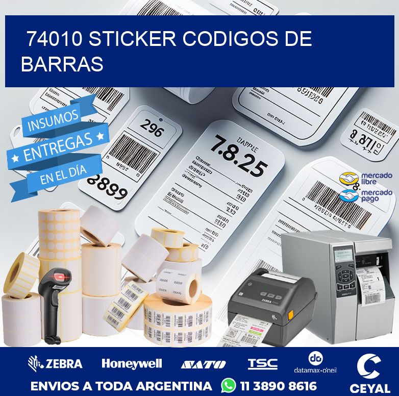 74010 STICKER CODIGOS DE BARRAS