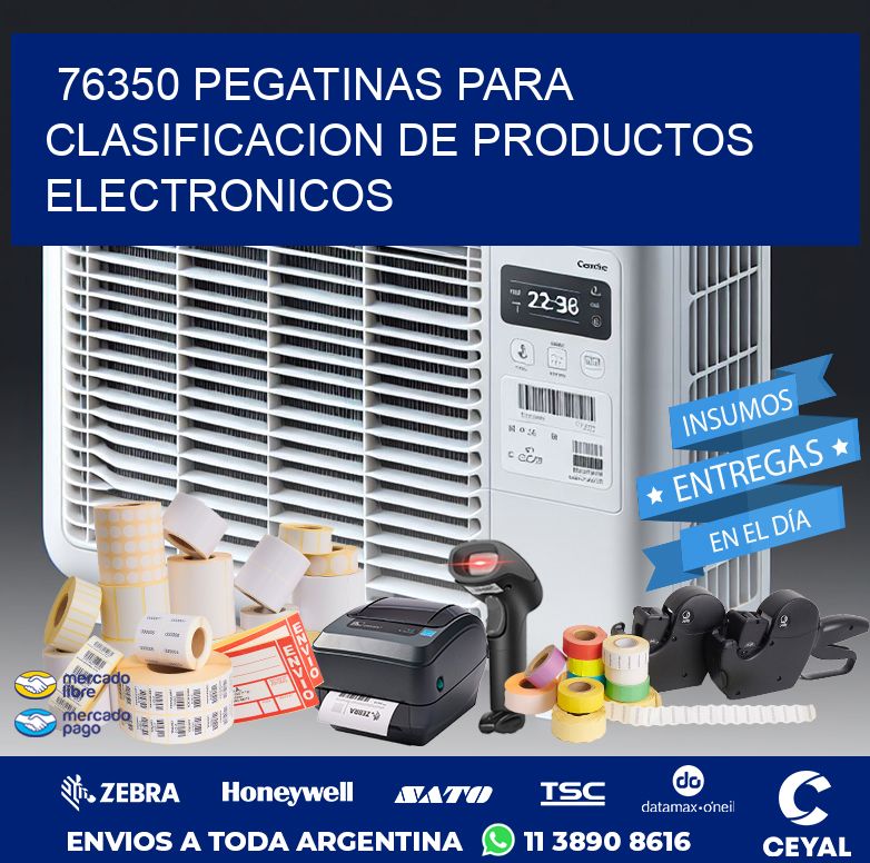 76350 PEGATINAS PARA CLASIFICACION DE PRODUCTOS ELECTRONICOS