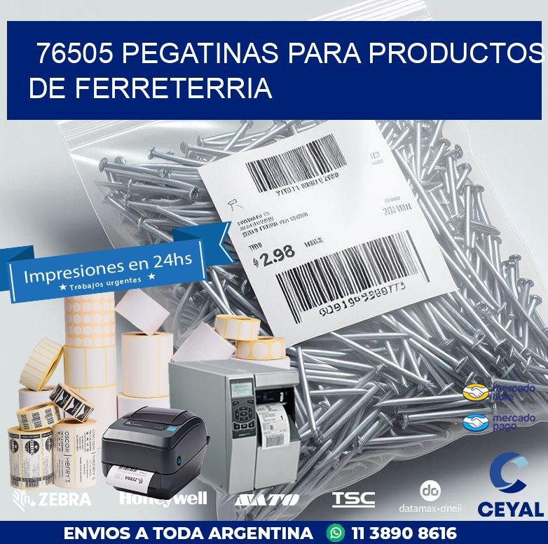 76505 PEGATINAS PARA PRODUCTOS DE FERRETERRIA