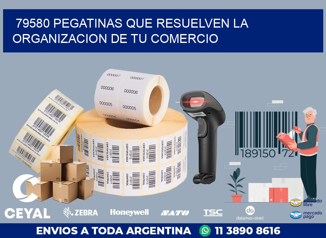 79580 PEGATINAS QUE RESUELVEN LA ORGANIZACION DE TU COMERCIO