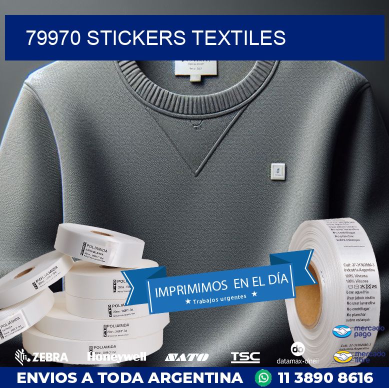 79970 STICKERS TEXTILES