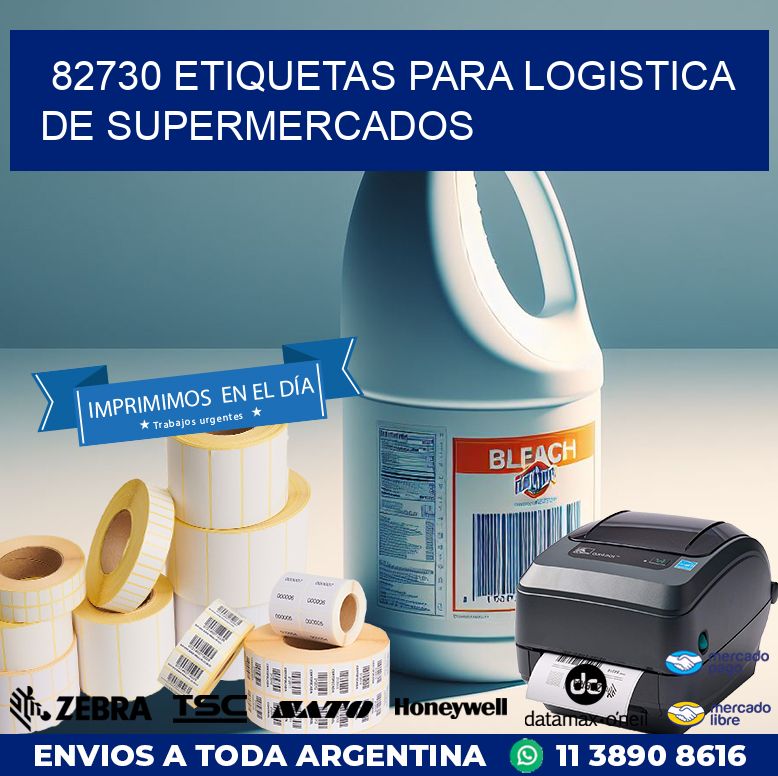 82730 ETIQUETAS PARA LOGISTICA DE SUPERMERCADOS