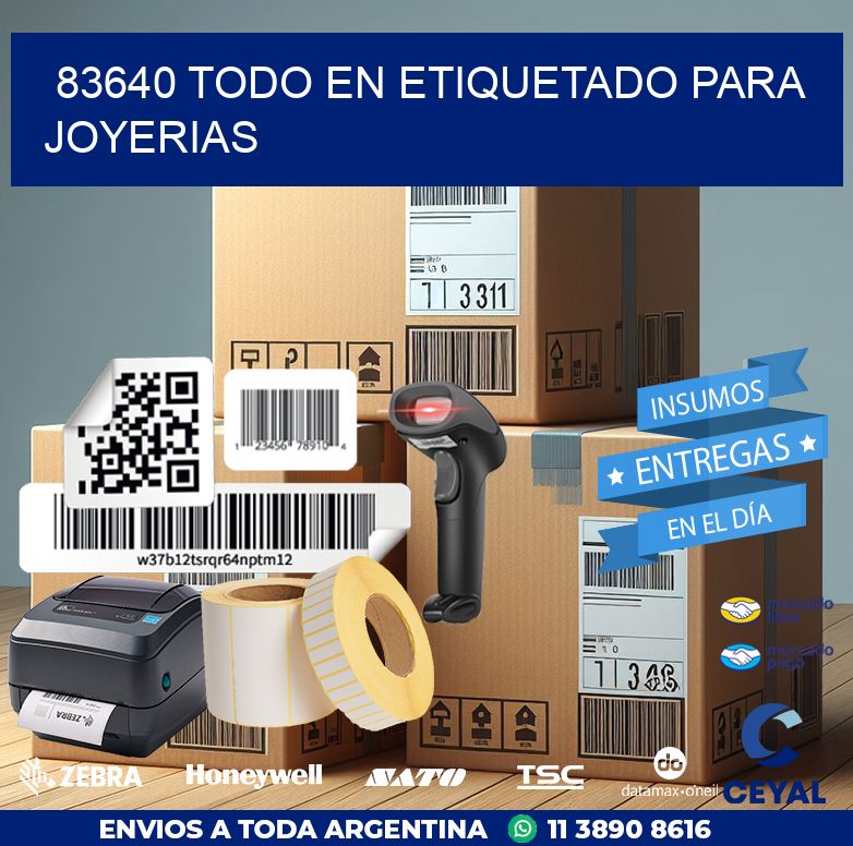 83640 TODO EN ETIQUETADO PARA JOYERIAS