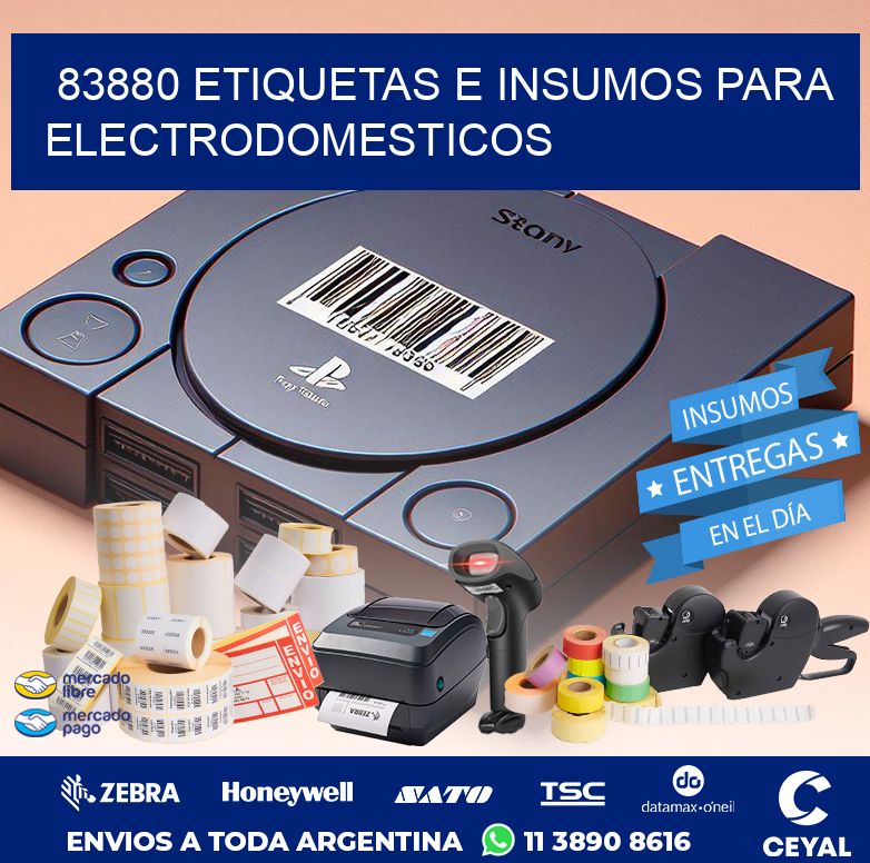 83880 ETIQUETAS E INSUMOS PARA ELECTRODOMESTICOS