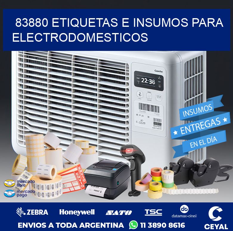 83880 ETIQUETAS E INSUMOS PARA ELECTRODOMESTICOS