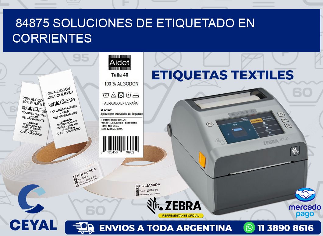 84875 SOLUCIONES DE ETIQUETADO EN CORRIENTES