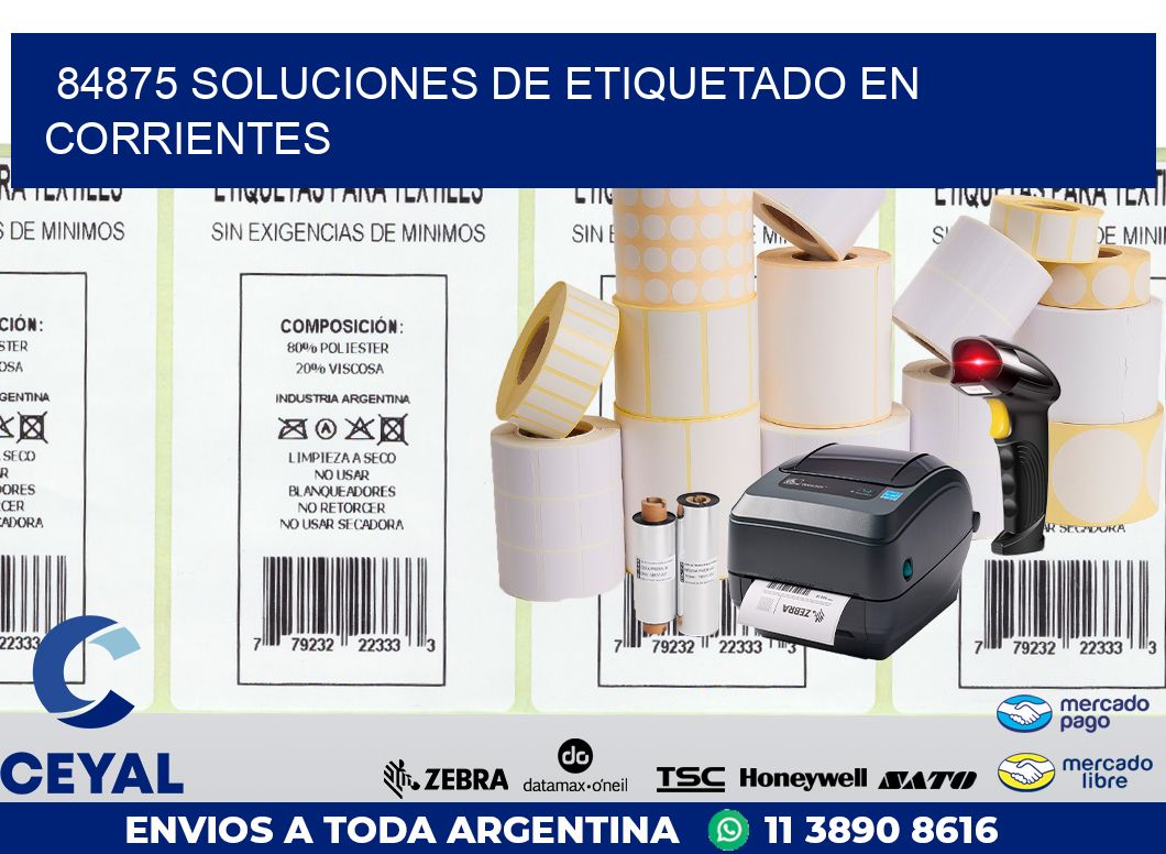 84875 SOLUCIONES DE ETIQUETADO EN CORRIENTES