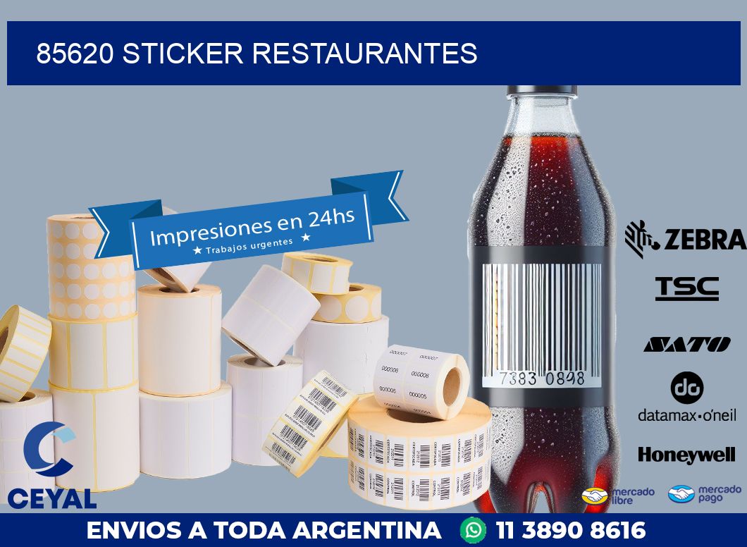 85620 STICKER RESTAURANTES