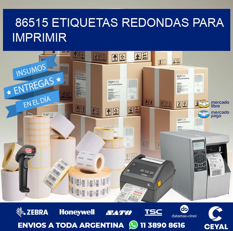 86515 ETIQUETAS REDONDAS PARA IMPRIMIR